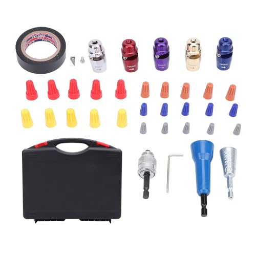 37pcs Electric Draht Stripper Set für Bohrer AWG -Kabel -Twister -Werkzeug mit 25 PCS -Anschlussmuttern 37pcs Electric Draht Stripper Set für Bohrer AWG -Kabel -Twister -Werkzeug mit 25 PCS -Anschlussmuttern von Cerlyiont