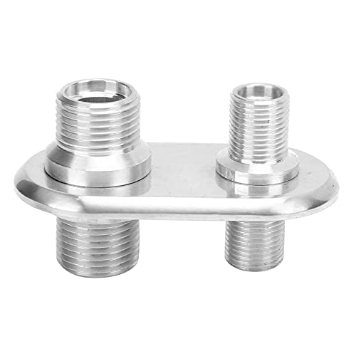 AUTO KLIMAANLAGE BULKHEAD CONNECTOR UNIVERSAL ERSATZ HEISSE HOHE LEISTUNG (Silber) von Cerlyiont