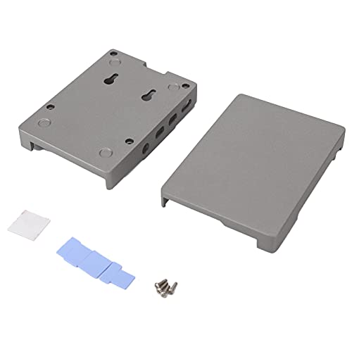 Aluminiumlegierung Kühlkoffer Wärmeissipation Gehäuse 4 B Schutzabdeckungskit (Silber) von Cerlyiont