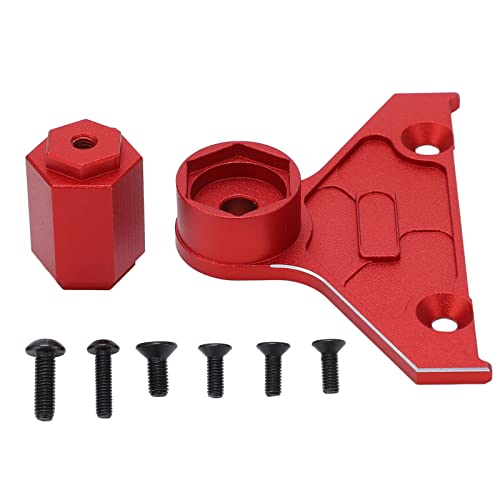 Aluminiumlegierung langlebiger Ersatzreifenhalterungsträger für axiale SCX6 1/6 (Rot) von Cerlyiont