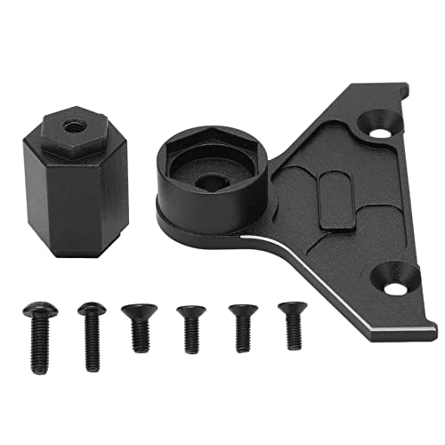 Aluminiumlegierung langlebiger Ersatzreifenhalterungsträger für axiale SCX6 1/6 (Schwarz) von Cerlyiont
