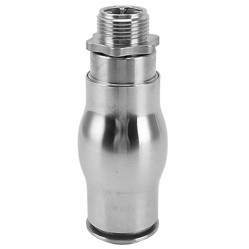 Brunnendüse, G1 männlicher Fadenschaumschaumschaumstrahl, 304 Edelstahlschaumdüse, Wasserbrunnensprühgerät, Wasserscape Nozzlse für Garten Teichsee Bibliotheken (G1 '') von Cerlyiont