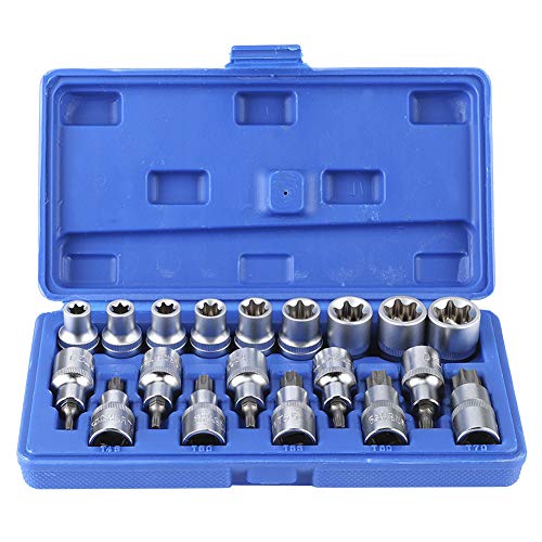 Cerlyiont 19pcs/Set hochwertig 1/2 -Zoll -Antriebs -Stern -Hex -Buchse Bit K Kit E Typ Männliche Reparaturen von weiblichen Autos Reparaturen Cerlyiont 19pcs/Set hochwertig 1/2 -Zoll -Antriebs -Stern -Hex -Buchse Bit K Kit E Typ Männliche Reparaturen von weiblichen Autos Reparaturen von Cerlyiont