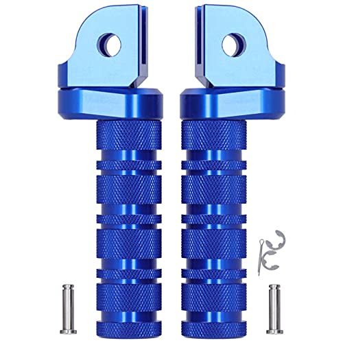 Cerlyiont CNC Aluminium -Motorrad -Frontfuß -PEGS -Modifikation MT -03 MT -07 MT -09 MT -10 MT -25 (B (blau)) von Cerlyiont