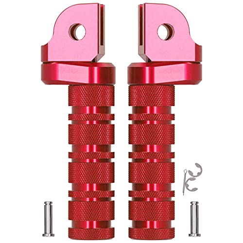 Cerlyiont CNC Aluminium -Motorrad -Frontfuß -PEGS -Modifikation MT -03 MT -07 MT -09 MT -10 MT -25 (C (rot)) von Cerlyiont