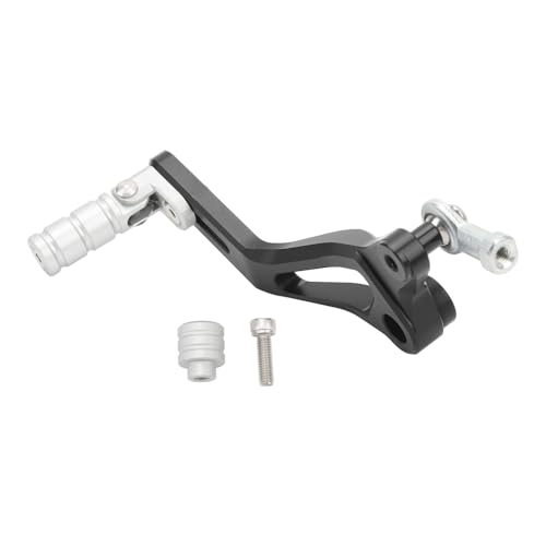 Cerlyiont Gear Shifter Pedal Hebel CNC Aluminium Faltenverstellbares Schaltpedal für Ninja 400 Z400 (Silber) von Cerlyiont