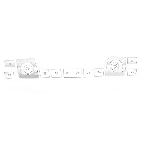Cerlyiont KLIMAANLAGE KONTROLLE SILBER AUFKLEBER 13PCS SET ERSATZ FÜR 3 SERIE F30 2013-2018 (Typ b) von Cerlyiont