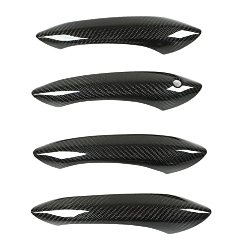 Cerlyiont KOHLEN FASER AUSSEN TÜR GRIFF ABDECKUNG HOCHENDE DEKORATION FIT 5 6 7 SERIE M5 M6 LHD AUTO (Ohne Sensor) von Cerlyiont