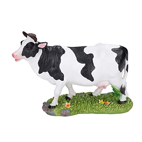 Cerlyiont Kuhstatue Harz Miniaturtiere Figuren für Gartenation Desktop, farbenfrohes lebensechtes Rindermodell Spielzeug Cerlyiont Kuhstatue Harz Miniaturtiere Figuren für Gartenation Desktop, farbenfrohes lebensechtes Rindermodell Spielzeug von Cerlyiont