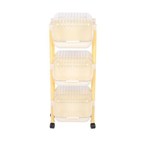 Cerlyiont Mehrere Ebenen Plastik Gemüse Lagerregal Rolling Utility Cart für Küchenbad Wohnzimmer Schlafzimmer Schlafzimmer Schlafzimmer Cerlyiont Mehrere Ebenen Plastik Gemüse Lagerregal Rolling Utility Cart für Küchenbad Wohnzimmer Schlafzimmer Schlafzimmer Schlafzimmer von Cerlyiont