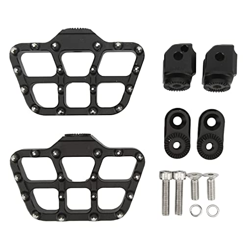 Cerlyiont Motorrad CNC Wide Footraps Antislip Heckfußstützen Einstellbare Passagierfußpedale anwendbares Modell für F900R F900XR 2020-2022 (Silber) von Cerlyiont