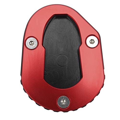 Cerlyiont Motorrad -Seitenständer Basis Kickstand Extensionsplatte Aluminiumlegierung Antislip Fit MT125 YZFR125 1418 (Rot) von Cerlyiont