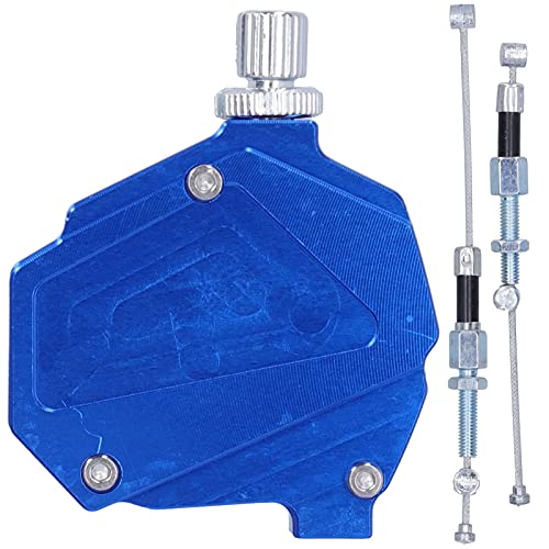 Cerlyiont Motorrad Stunt Kupplung Ziehen Kabel Hebel CNC Aluminium Ersatz für Motorrad Dirt Bikes (A (blau)) von Cerlyiont