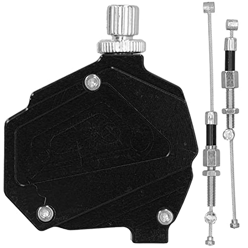 Cerlyiont Motorrad Stunt Kupplung Ziehen Kabel Hebel CNC Aluminium Ersatz für Motorrad Dirt Bikes (B (schwarz)) von Cerlyiont