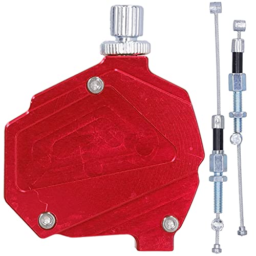 Cerlyiont Motorrad Stunt Kupplung Ziehen Kabel Hebel CNC Aluminium Ersatz für Motorrad Dirt Bikes (C (rot)) von Cerlyiont