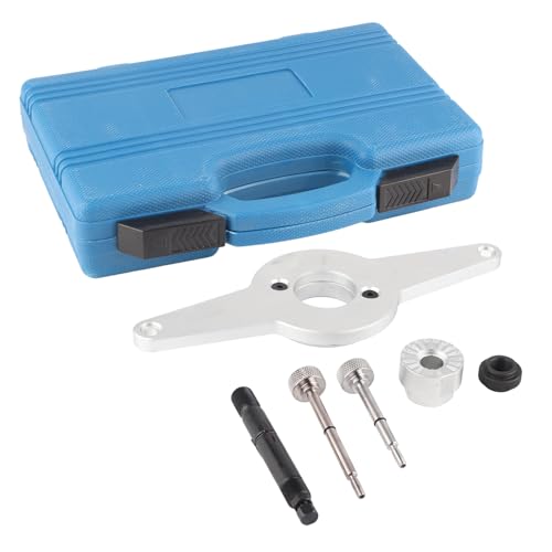 Cerlyiont Motorvibrationsdämpfer Holding Tool T10531 Kurbelwellenscheibe Entfernungstromwerkzeug für 4cyl 1,8 2.0 TFSI Motor Vibration Dämpfer Langable Stahl Kit Cerlyiont Motorvibrationsdämpfer Holding Tool T10531 Kurbelwellenscheibe Entfernungstromwerkzeug für 4cyl 1,8 2.0 TFSI Motor Vibration Dämpfer Langable Stahl Kit von Cerlyiont