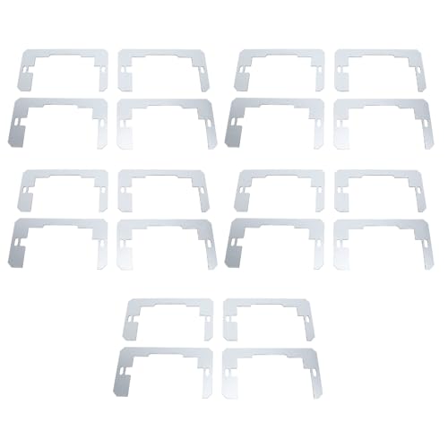 Cerlyiont Wandplattenabstandshalter Zink plattiert Stahl Flush Fit -Gerätsniveau -Platte zum Befestigen von Wandbehälter Elektrokasten Home Renovierung 20pcs Cerlyiont Wandplattenabstandshalter Zink plattiert Stahl Flush Fit -Gerätsniveau -Platte zum Befestigen von Wandbehälter Elektrokasten Home Renovierung 20pcs von Cerlyiont