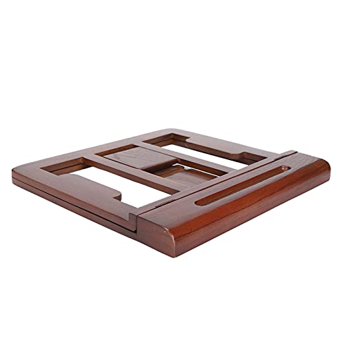 Computerständer falten multifunktionaler Desktop -Halter für Office -Studien, das Asche Holz spielt (Walnussfarbe) von Cerlyiont