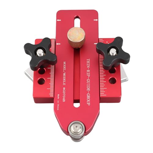 Dünn Rip Jig Tischsäge Jig -Leitfaden zum Herstellen von sich wiederholenden schmalen Dünnstreifen, Aluminiumlegierung Holzbearbeitungswerkzeug Schnelles Rissanleitung für von Cerlyiont