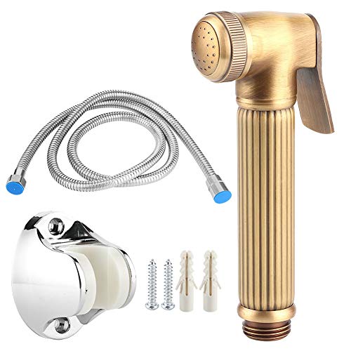 G1/2in -Gewinde Kupfer Handheld Toilette Bidet Sprühgerät Handgehaltes Sprühdüsenschlauchhalter für Bad Set für Badezimmer G1/2in -Gewinde Kupfer Handheld Toilette Bidet Sprühgerät Handgehaltes Sprühdüsenschlauchhalter für Bad Set für Badezimmer von Cerlyiont