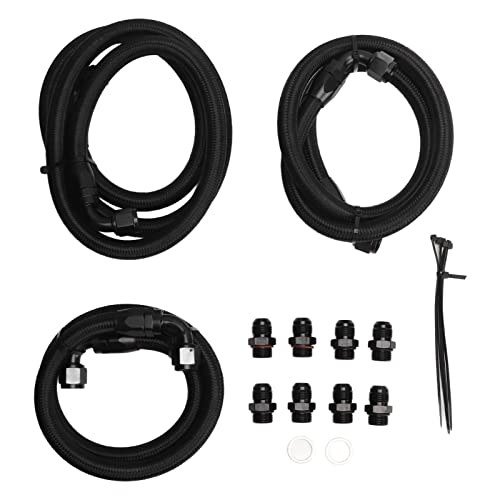 Getriebekühler Linien Schwarz Anodized Schlauchanpassungskit Ersatz 6.6L Duramax Lly LBZ LMM 2006-2010 Getriebekühler Linien Schwarz Anodized Schlauchanpassungskit Ersatz 6.6L Duramax Lly LBZ LMM 2006-2010 von Cerlyiont