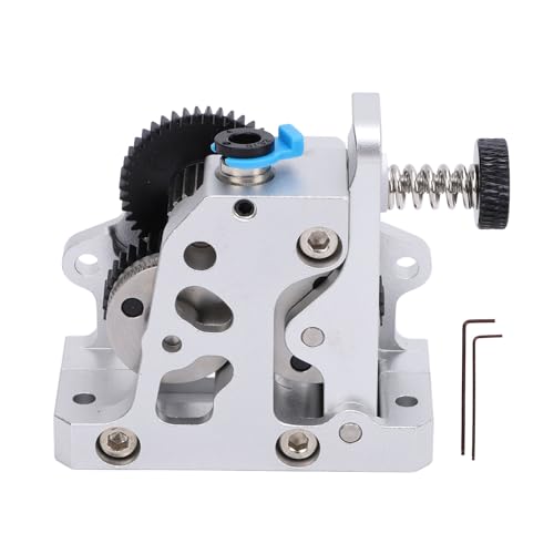 HGX Extruder -Kit gehärteter Stahlreduktionsgetriebe Hotend All Metal HGX Extruder Hochgeschwindigkeitsdruck für 3D -Drucker CR10 Ender 3 CR6 (Silber) von Cerlyiont