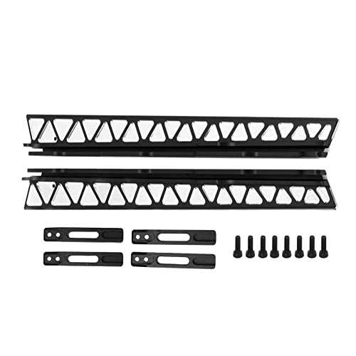 Hohe Simulation Aluminiumlegierung Langlebiger Pedalschritt für RC -Auto -Axial SCX6 1/6 10.4in (Schwarz) von Cerlyiont