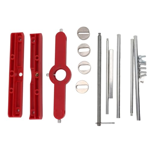 Holzbearbeitungsbohrer -Locator -Werkzeug Genauige Bohrhandbuch tragbarer Positionierer Holzhandwerk Handwerksmängel Diyer Aluminium ABS von Cerlyiont