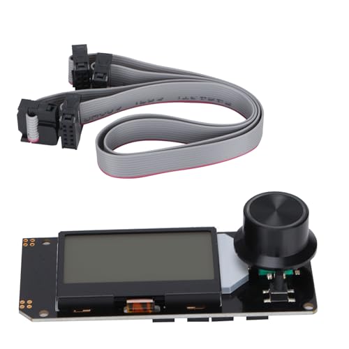 LCD -Anzeigemodul 12864 Storage Card Slot 3D -Drucker Marlin Screen Control Board Encodieren Sie starke dauerhafte Stecker -Play -Drucker -Druckerzubehör [DIY] (Schwarz auf RGB) von Cerlyiont