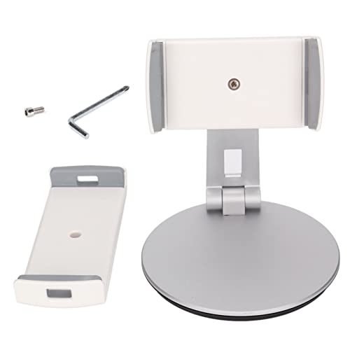 Laptop -Ständer einstellbares ergonomisches Design Voller Silikonschutz weit verbreiteter Telefonständer Silber von Cerlyiont