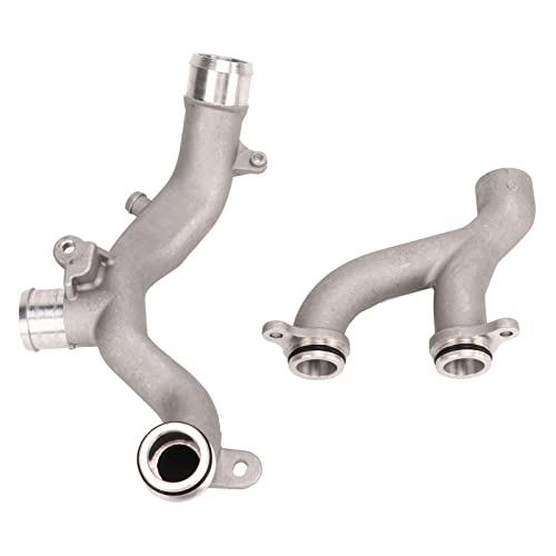 Motorkühlmittelrohr -Thermostat -Top -Crossover -Rohr LR092992 Ersatz haltbar 3,0 l LR090630 Aluminiumlegierung von Cerlyiont