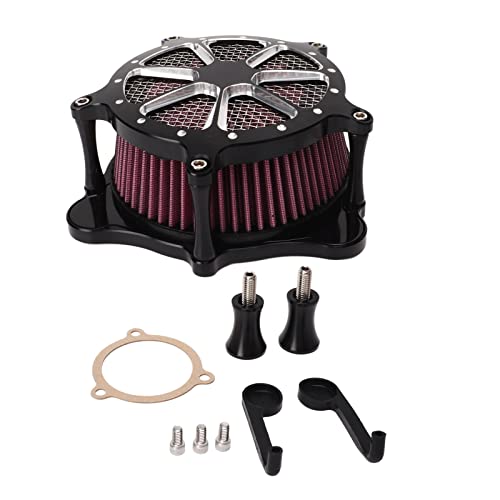 Motorradkontrast geschnitten Luftfertiger Hochfluss -Einlasssystem Filterkit für Trike, FXDLS und FXSBSE -Biker Motorradkontrast geschnitten Luftfertiger Hochfluss -Einlasssystem Filterkit für Trike, FXDLS und FXSBSE -Biker von Cerlyiont