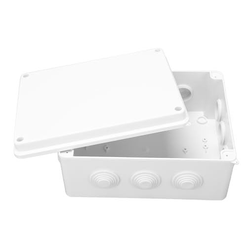 Outdoor Junction Box IP65 wasserdichtem Regenschutz 255x200x120mm Universal Elektro -Gehäuse mit Gummistopper Outdoor Junction Box IP65 wasserdichtem Regenschutz 255x200x120mm Universal Elektro -Gehäuse mit Gummistopper von Cerlyiont