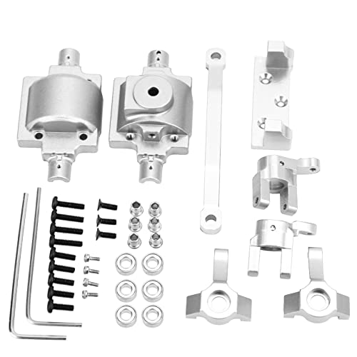 RC Aluminium -Legierungs -Achsen -Kit -Ersatz -Stallachse -Gehäusekit für HBX 1/24 Kletterwagen (Silber) von Cerlyiont