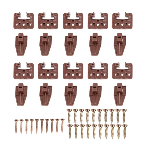 Schublade Guide Guide Glide Set 10 Packung Kunststoffschubladen -Objektträger Ersatzteile mit Schrauben Möbelschubladensystem vereinfachte Installation für DIY -Projekte Schublade Guide Guide Glide Set 10 Packung Kunststoffschubladen -Objektträger Ersatzteile mit Schrauben Möbelschubladensystem vereinfachte Installation für DIY -Projekte von Cerlyiont