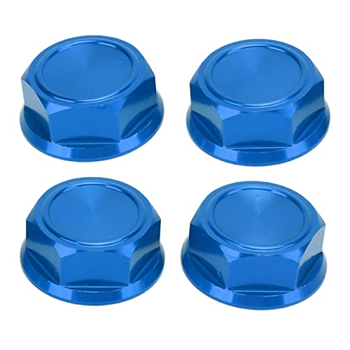 Sechskantmutter professionelle Aluminiumlegierung Staubverriegelungsmuttern RC -Zubehör Accessoires (Blau) von Cerlyiont