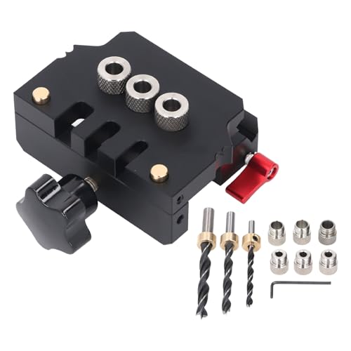 Selbst zentrierende Doweling -Jig -Aluminiumlegierung Holzdübel Punch -Locator für Holzbearbeitung Selbst zentrierende Doweling -Jig -Aluminiumlegierung Holzdübel Punch -Locator für Holzbearbeitung von Cerlyiont