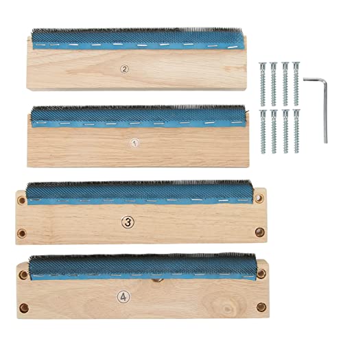 Stickstreifenrahmen 9,8in 4 Seiten robustes Festholz Easy Montage Teppich Haken Rahmenschrauben Wickeln Tufting DIY von Cerlyiont