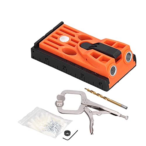 Taschenloch Jig Einstellbarer 15 -Grad -Schräger -Locator -Klemme Bohrbohrer -Winkel -Bohrwerkzeuge mit klarer Skala für die Holzbearbeitung Taschenloch Jig Einstellbarer 15 -Grad -Schräger -Locator -Klemme Bohrbohrer -Winkel -Bohrwerkzeuge mit klarer Skala für die Holzbearbeitung von Cerlyiont