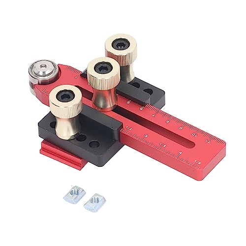 Tischsäge Jig Guide Aluminiumlegierung Länge einstellbare tragbare schnelle Schneidgrenze Zaun Holzbearbeitung rot schwarz Tischsäge Jig Guide Aluminiumlegierung Länge einstellbare tragbare schnelle Schneidgrenze Zaun Holzbearbeitung rot schwarz von Cerlyiont