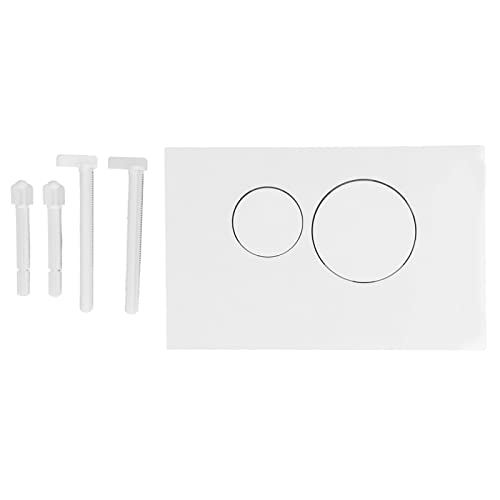 Toilettenwassertank Panel weiße Abs Dual Flush für Badezimmer glänzend leicht sauber Toilettenwassertank Panel weiße Abs Dual Flush für Badezimmer glänzend leicht sauber von Cerlyiont