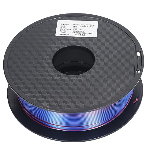 Tricolor Pla Filament Haltbar Seiden 3D -Drucker Verbrauchsmaterial für Kunst- und Handwerksprojekte Tricolor Pla Filament Haltbar Seiden 3D -Drucker Verbrauchsmaterial für Kunst- und Handwerksprojekte von Cerlyiont