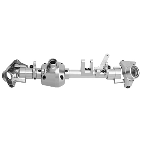 Vorderachse Häuser Aluminiumlegierung Fahrzeug Achsenschalen -RC -Zubehör für axial 1/6 SCX6 (Silber) von Cerlyiont
