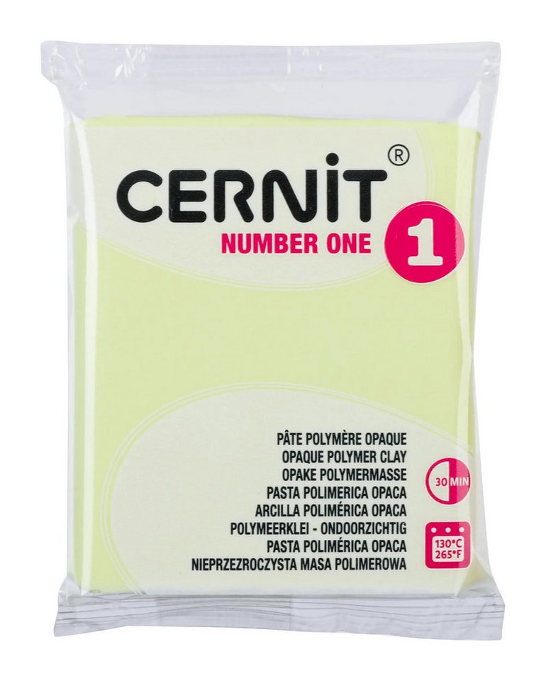 Cernit Modelliermasse 6x Number One, Polymer-Modelliermasse, 56g, Gelb CE0900056731C, CERNIT Cernit Modelliermasse 6x Number One, Polymer-Modelliermasse, 56g, Gelb CE0900056731C, CERNIT von Cernit