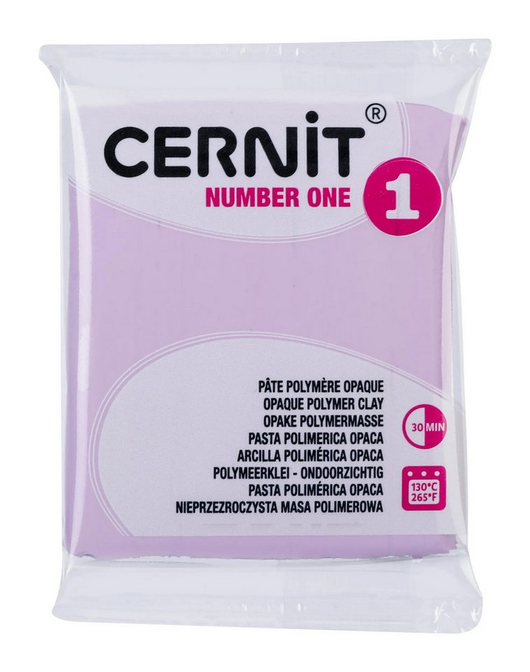 Cernit Modelliermasse 6x Number One, Polymer-Modelliermasse, 56g, Helles Lila CE0900056932C, CERNIT Cernit Modelliermasse 6x Number One, Polymer-Modelliermasse, 56g, Helles Lila CE0900056932C, CERNIT von Cernit