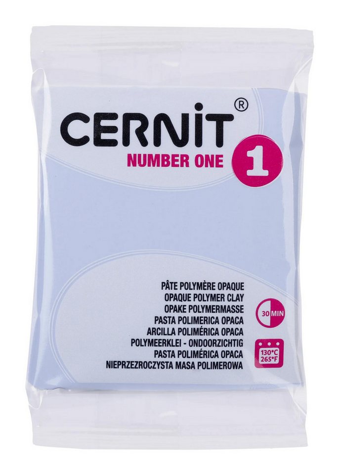 Cernit Modelliermasse 6x Number One, Polymer-Modelliermasse, 56g, Pastellblau CE0900056259C, CERNIT Cernit Modelliermasse 6x Number One, Polymer-Modelliermasse, 56g, Pastellblau CE0900056259C, CERNIT von Cernit