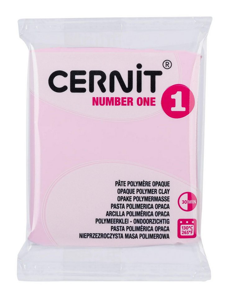 Cernit Modelliermasse 6x Number One, Polymer-Modelliermasse, 56g, Rosa CE0900056482C, CERNIT von Cernit