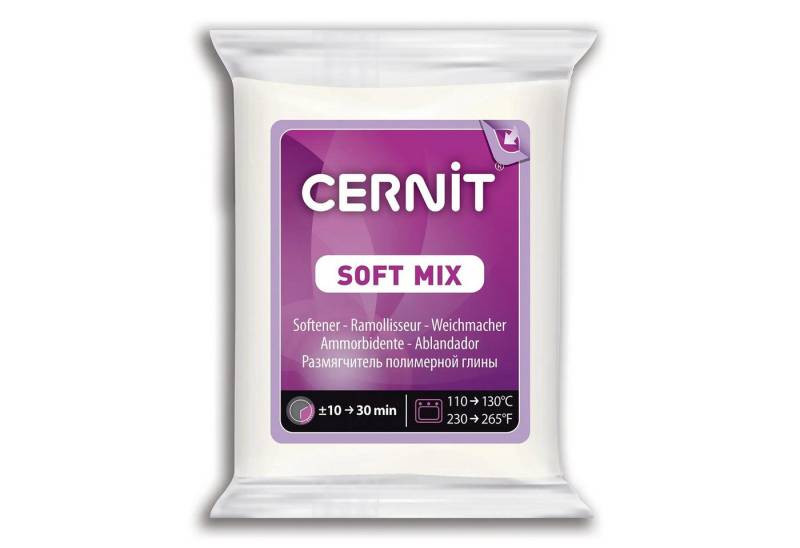 Cernit Modelliermasse 6x Soft mix 56g - Weiß CE1050056005C, CERNIT Cernit Modelliermasse 6x Soft mix 56g - Weiß CE1050056005C, CERNIT von Cernit