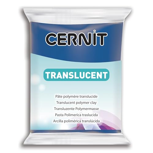 Cernit Transluzent Lehm 56g, Nacht glühen, 7 x 5.5 x 1.5 cm von Cernit