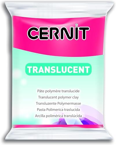 Cernit Transluzent Lehm 56g, smaragd, 7 x 5.5 x 1.5 cm von Cernit